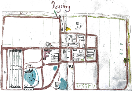 Rysiny mapka gospodarstwo icon