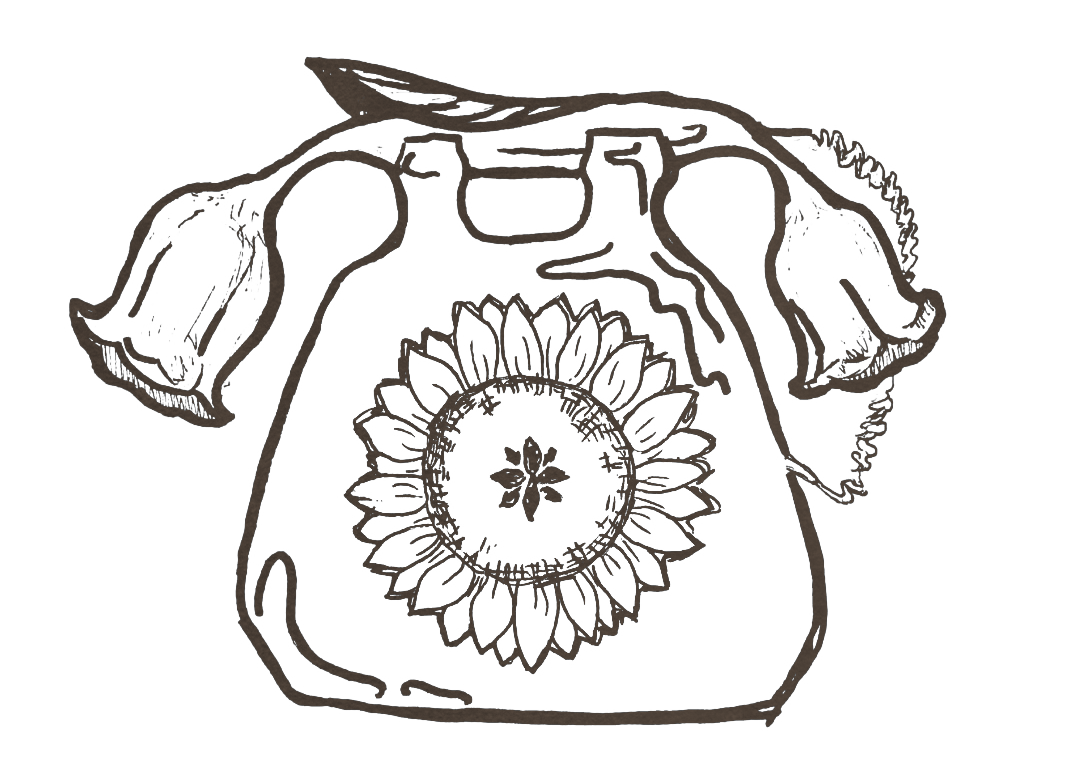 Ikona - ilustracja kwiatofon Rysiny