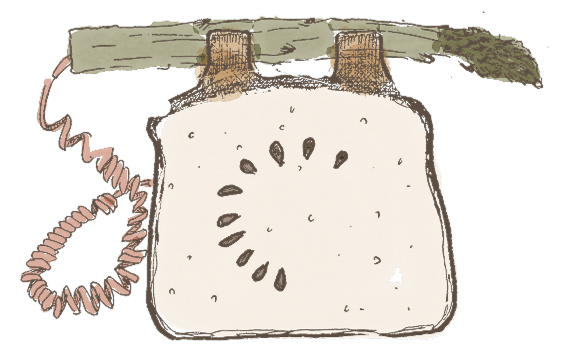Ikona - ilustracja  telefonu Rysiny