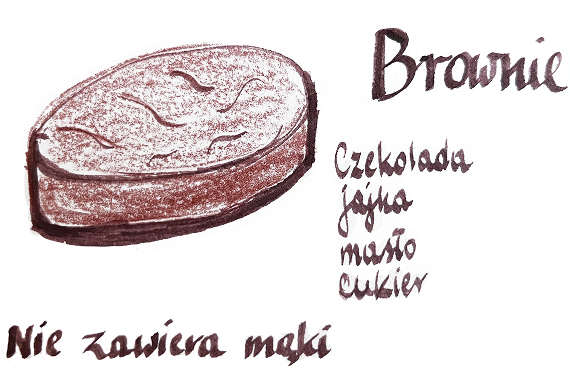 Ilustracja brownie