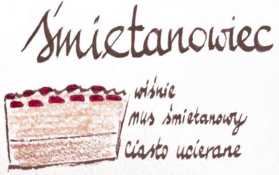 Ilustracja śmietanowca