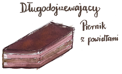 Ilustracja piernika z powidłami