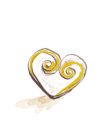 Drożdżówka z serwem ilustracja