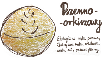 Ilustracja chleba pszenno-orkiszowego