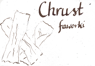 Ilustracja chrustu - faworków