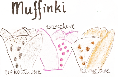Ilustracja muffinków