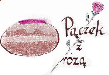 Ilustracja pączka z różą